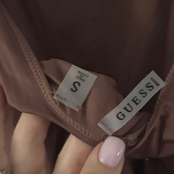 Guess Brown Studded One-Piece Swimsuit - Picture 8 of 8